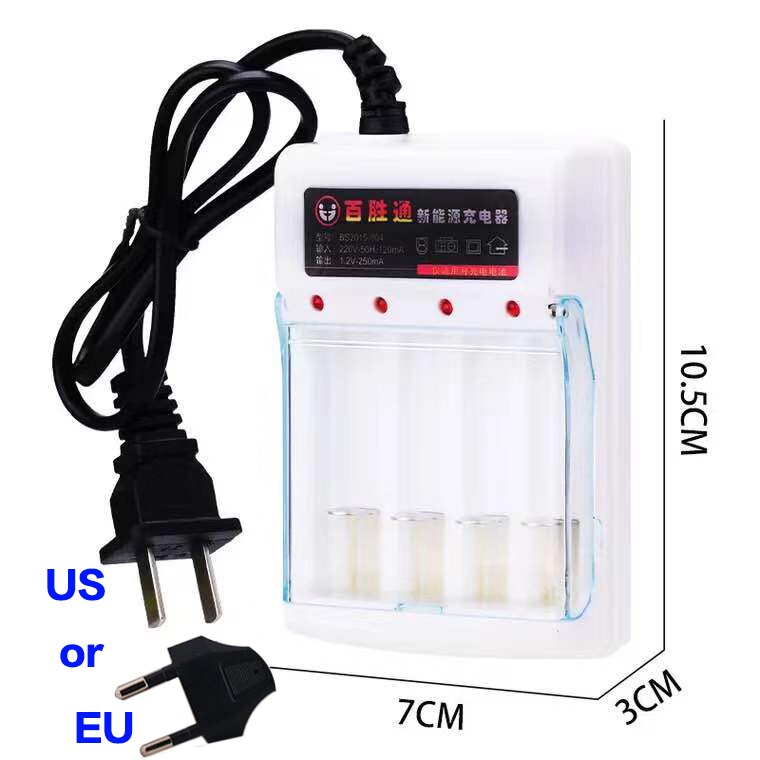 Figh-batería recargable de Ni-MH para juguetes, pilas recargables aa de 1,5 V, 3800mAh, NI MH AAA precargadas, micrófono de cámara y cargador
