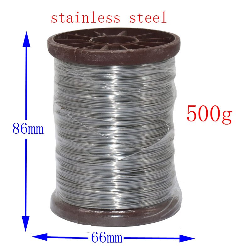 Fil D'Acier Inoxydable 0,5 Mm Pour Apiculture – Rouleau De 500 G – Pour Cadres De Ruche - 2