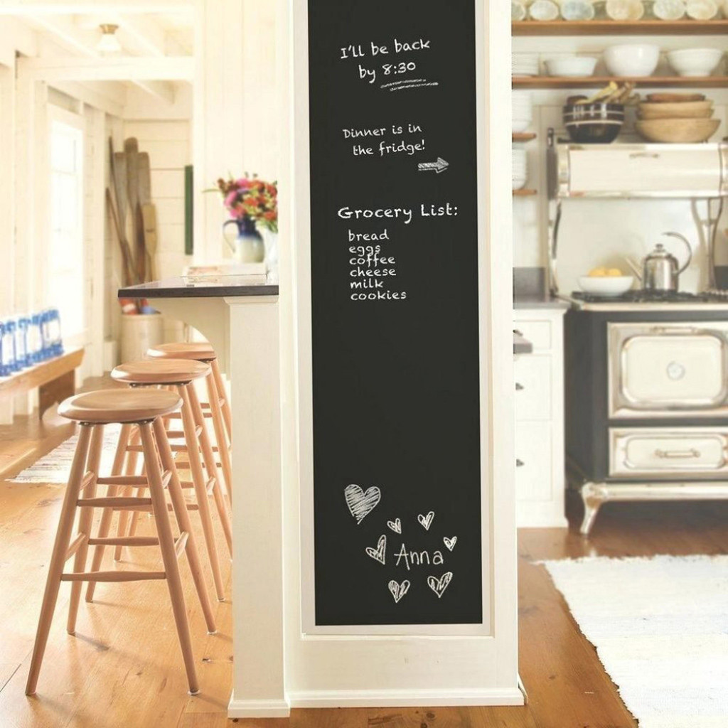 Blackboard ChalkBoard Vinyl Peel and Stick Self Adhesive Chalkboard Wall Sticker 45cmX110cm Draw Decor Mural Decals Remove