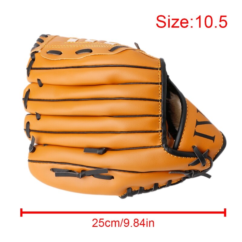 1PC 10.5 ''rękawice robić baseballu softball rękawice z jednym palcem trening sportowy na wolnym powietrzu lewo ręka