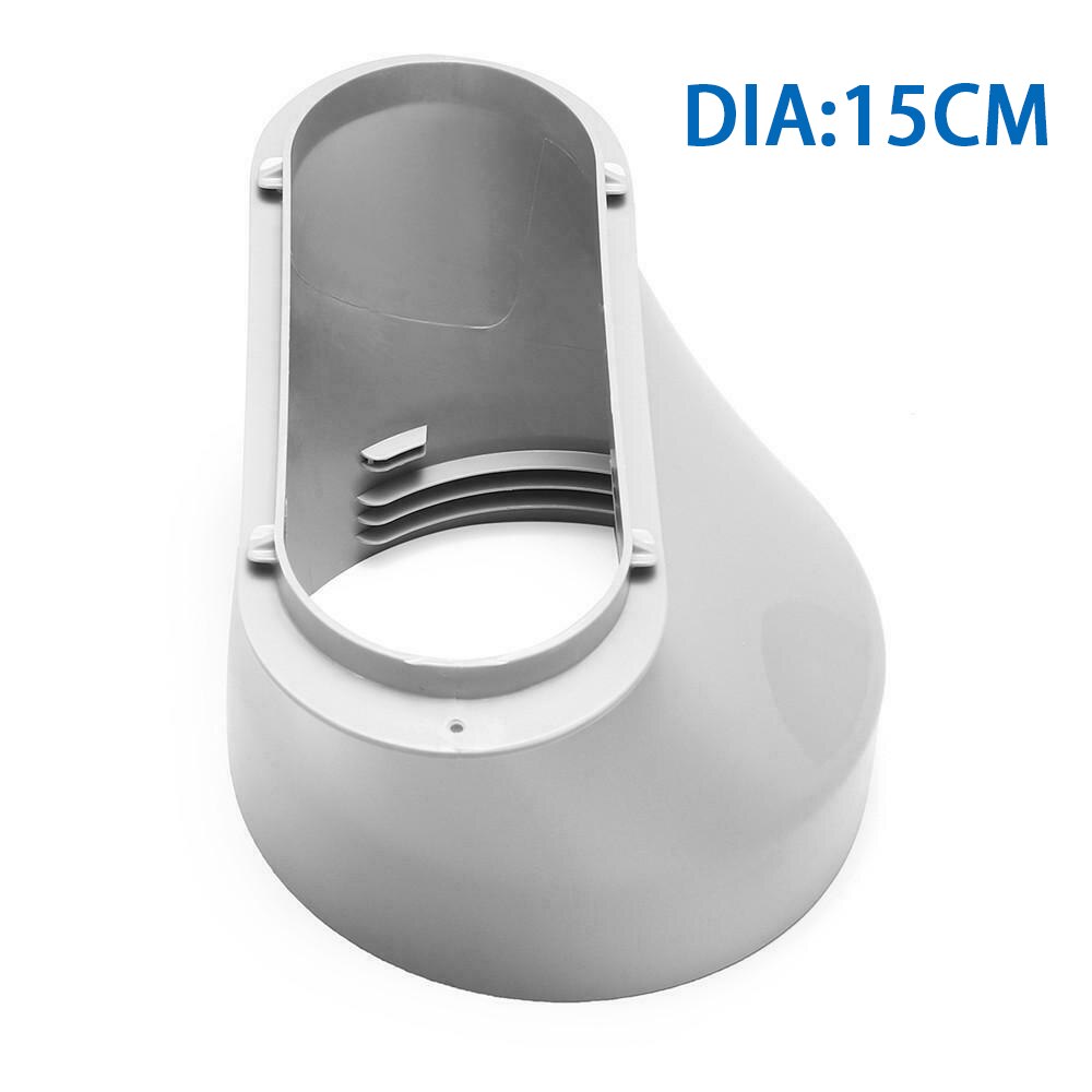 Senaste justerbara luftkonditioneringsfönster kit glidplatta vindskydd avgasrör fönster adapter anslutning tillbehör: Dia 15cm