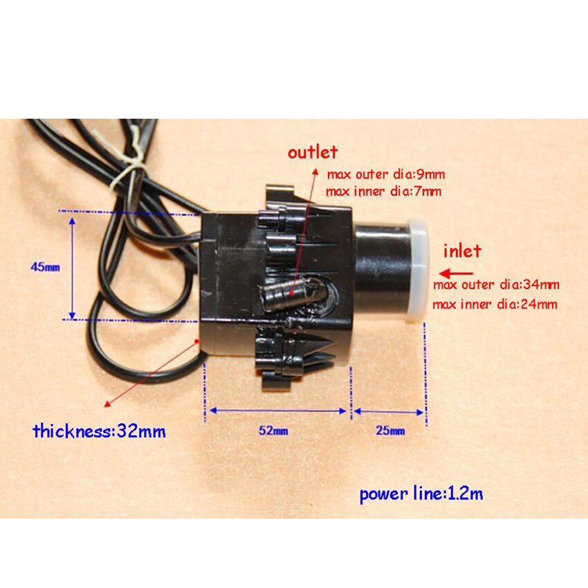 1PC AC 220V 50Hz Submersible Pump 4W 3000r/min Micro Pump DIY Accessories Water Pumps