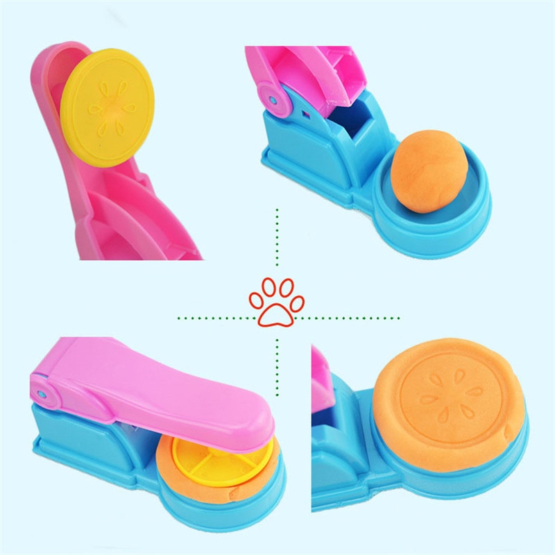 Polymer Clay Tool Kit Children Kids DIY Playdough Modeling Mould Clay Tool Kit Educational Toys Random Color 1Set