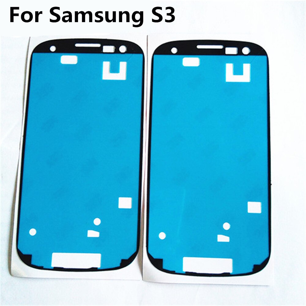 10SETS Pre-cut Frame Adhesive Tape for Samsung Galaxy S3 i9300 S4 i9500 S5 g900 NOTE 2 3 4 note2 note3 note4 Double-sided