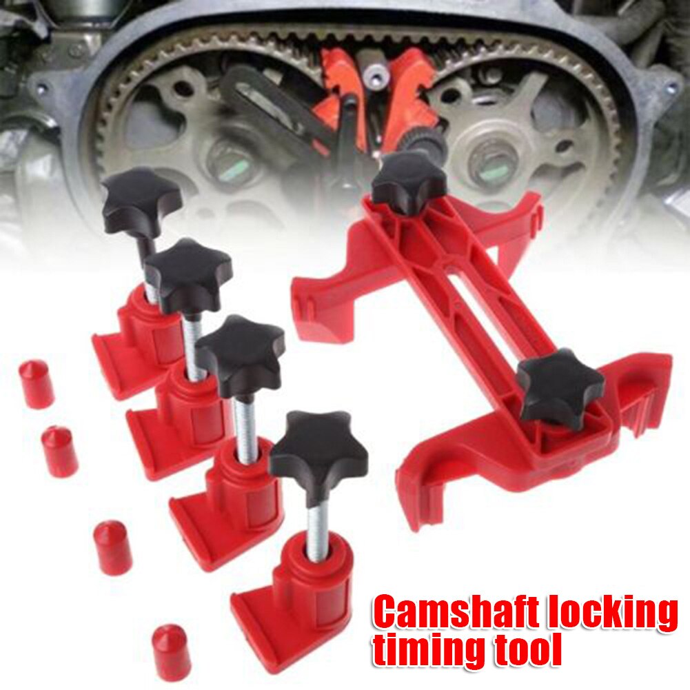 Good Healthy Dual Cam Clamp Camshaft Engine Timing Locking Tool Sprocket Gear Kit Universal: Default Title