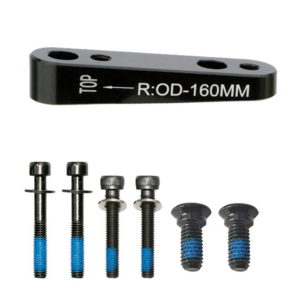 Fiets Flat Mount Schijfrem Adapter Voor 140mm 160mm FM Remklauw Voor-SHIMANO Racefiets Schijfrem adapter: YELLOW