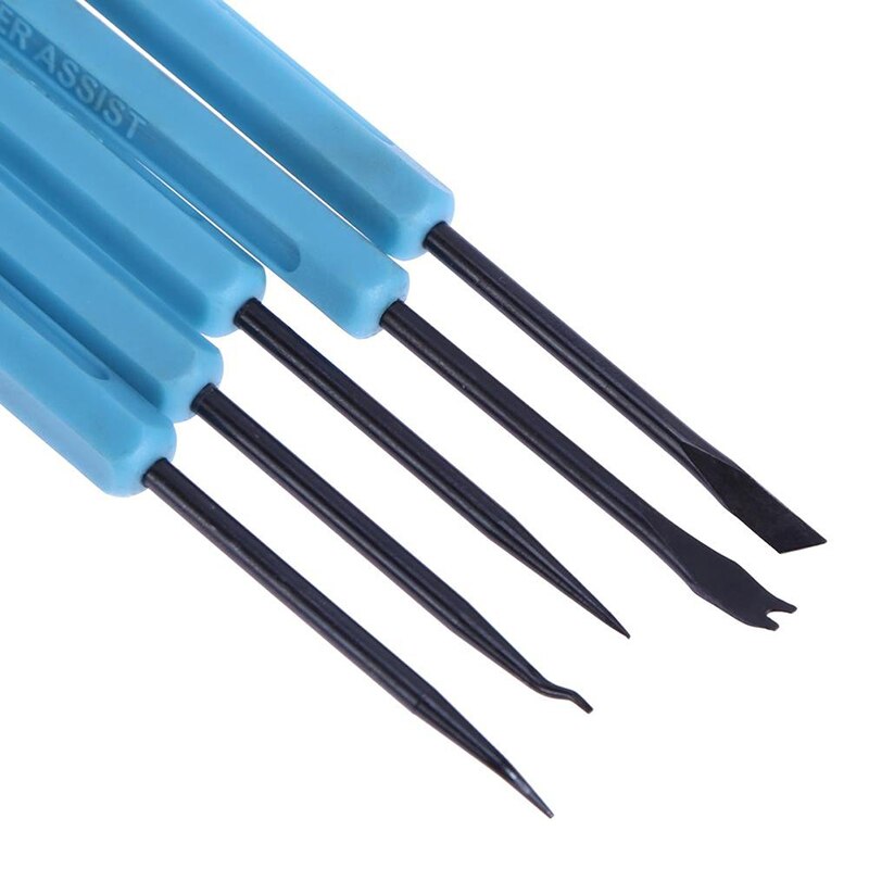 Kit de herramientas de ayuda para desoldar, herramientas auxiliares de soldadura, trabajo de soldadura, asistencia electrónica de calor para molienda, reparación de limpieza de PCB, 6 uds.