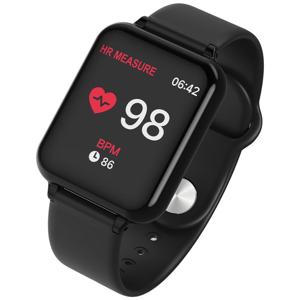B57 Sport Smart Watch Bloed Zuurstof Meting Monitor Smart Polsband Oxymeter Pulse Onmiddellijk Herinneren Gezondheid Oximeter Horloge