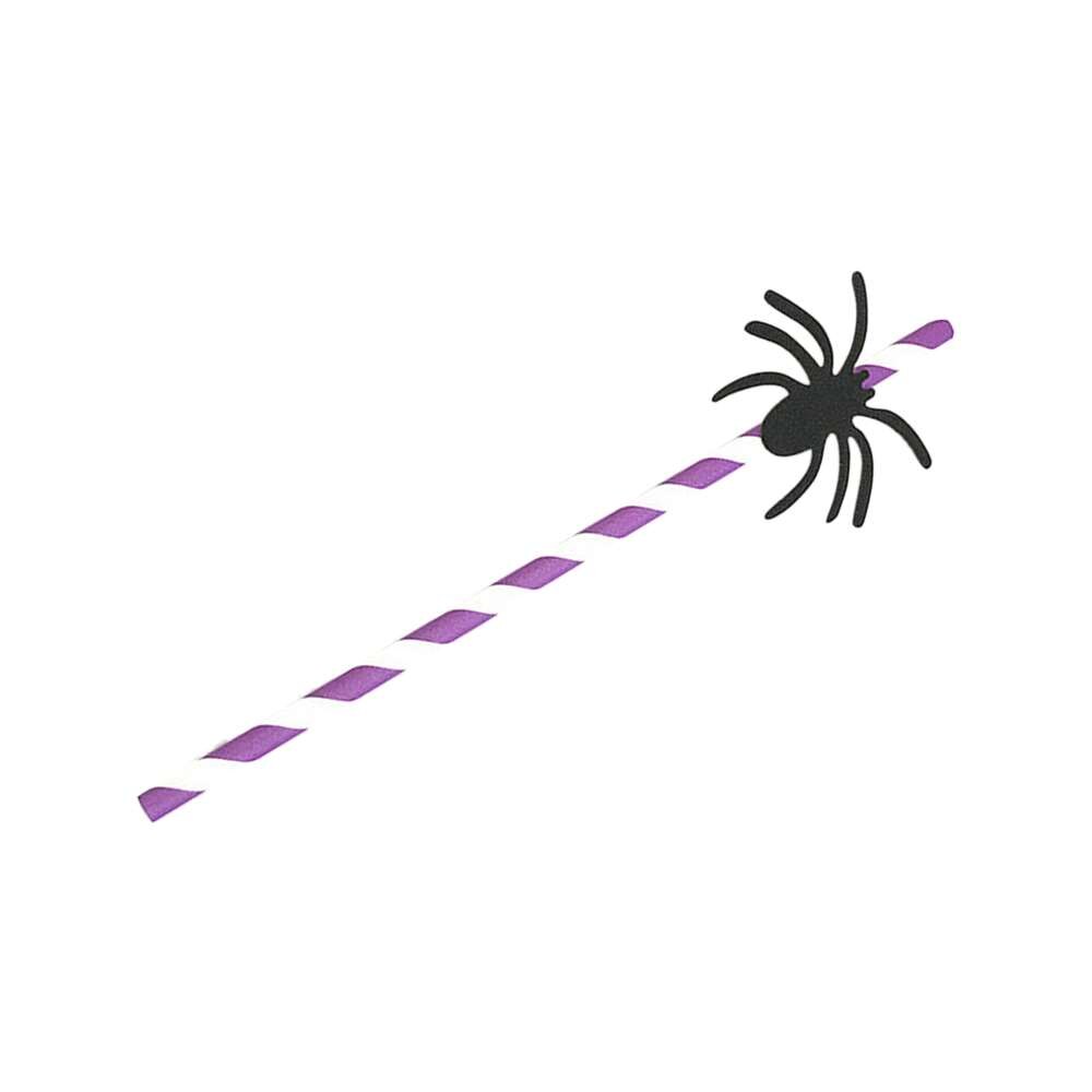 Halloween roliga sugrör -5 förpackningar halloween sugrör roliga personlighet sugrör  (10/ pack , 5 förpackningar per set)