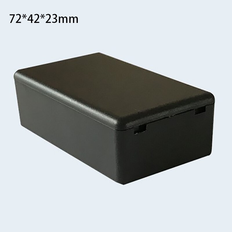 Black Project Box Storage Case Waterproof DIY Housing Instrument Case Enclosure Boxes Electronic Home Supplies 50*28*15MM: 72x42x23mm