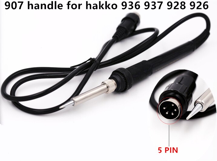 Szbft 5- stift 907 lödkolvhandtag med  a1321 keramiska värmare för hakko 936/937/928/926- lödstation: 5 stift 907