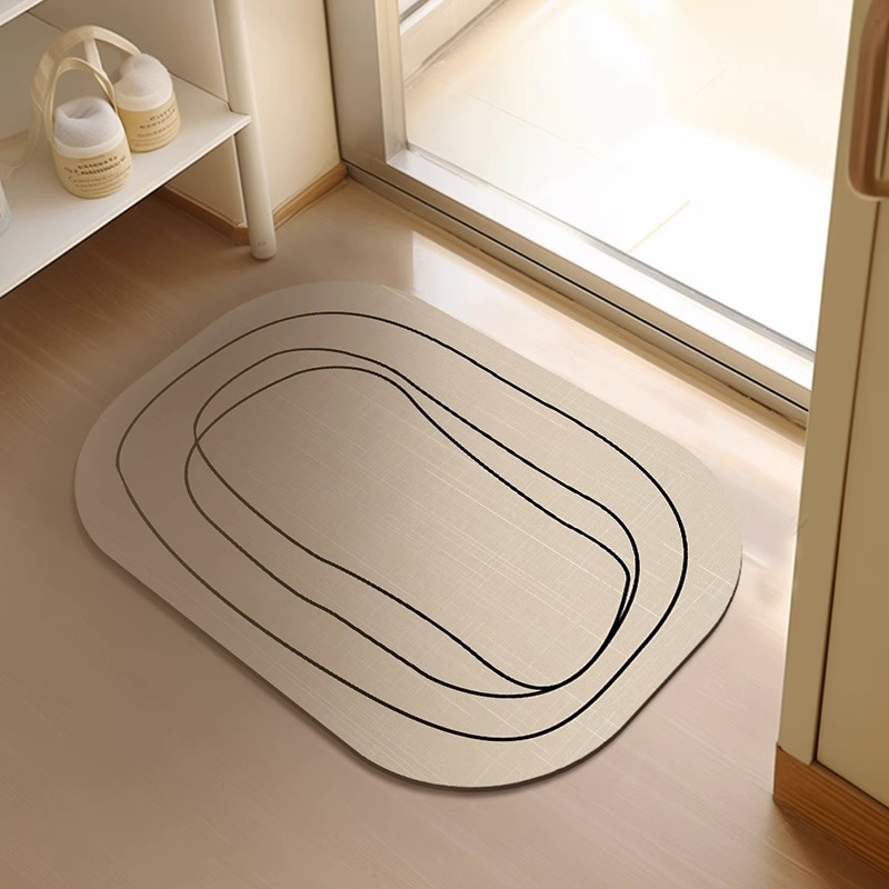 Bathroom Carpet Mat Bathroom Modern Diatomaceous Earth Bath Mat Soft and Comfortable Suitable for The Bathroom Floor Mat