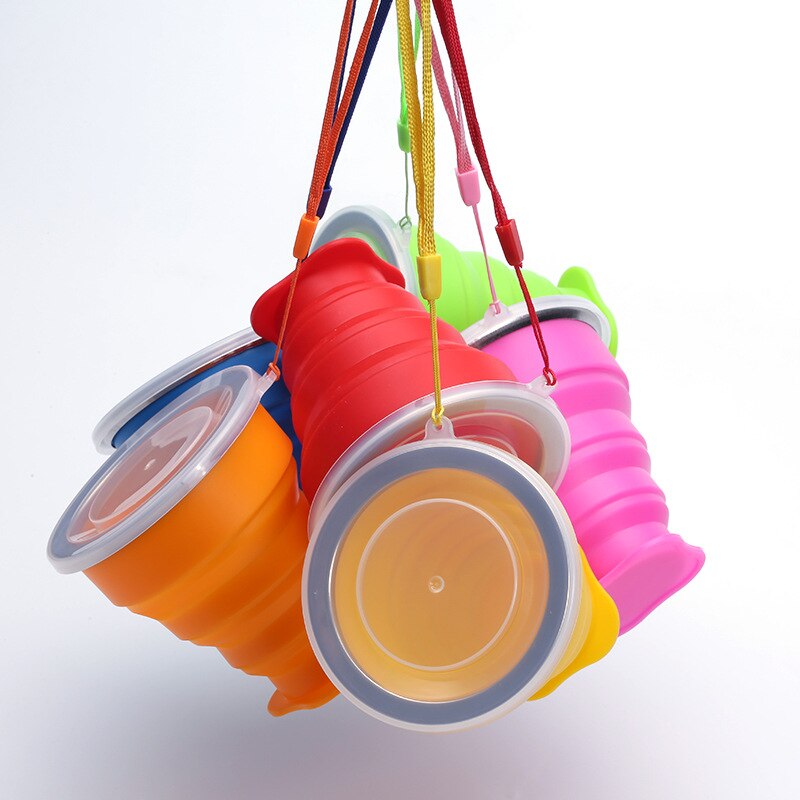 Outdoor Portable Foldable Water Cup Multifunctional Water Cup Silicone Portable Folding Silicone Folding Cup