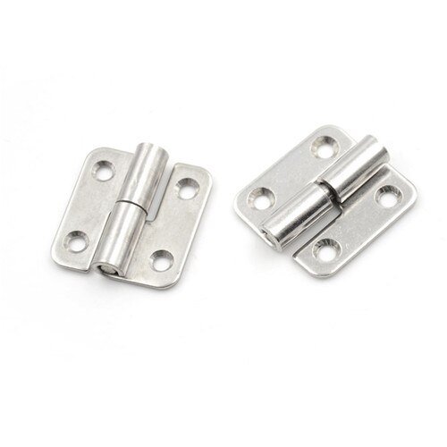 1.5 Inch Long Stainless Steel Self-Closing Corner Draw Door Hinge For Home Window Cabinet Tool Box Mounting Doors Hinges