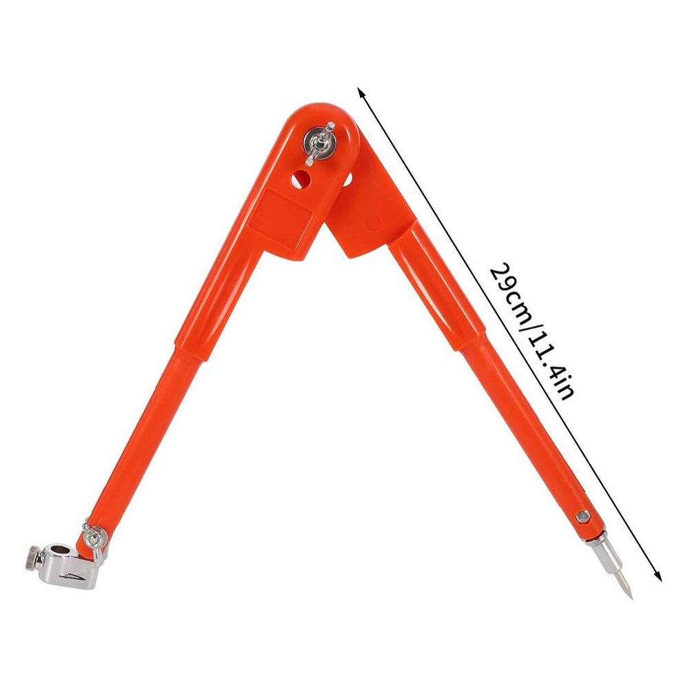Stock--Carpenter Precision Pencil Compasses Large Diameter Adjustable Dividers Marking And Scribing Compass For Woodworking