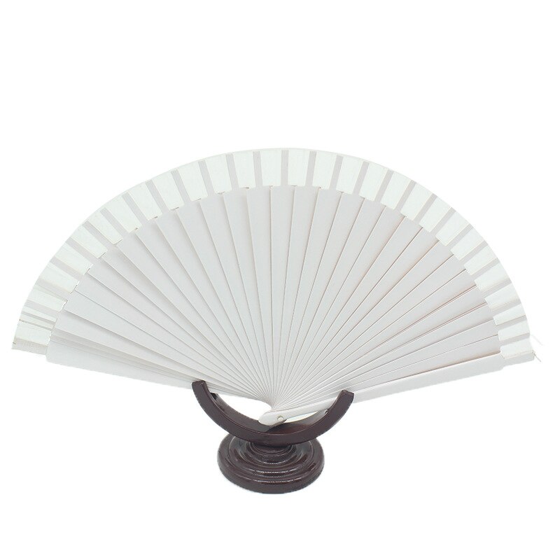 Effen Kleur Vouwen Fans Dance Wedding Party Kant Fans Plastic Zijde Vouwen Hand Held Fan Woondecoratie Handgemaakte Fan: 5