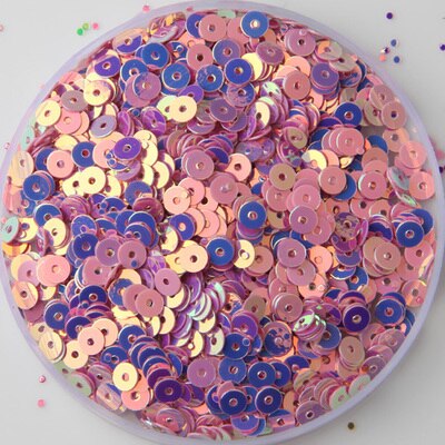 25g(1000 stuks ) 13 kleuren 4mm gouden briljante losse pailletten veelkleurige ronde pailletten diy accessoires glitter voor kleding