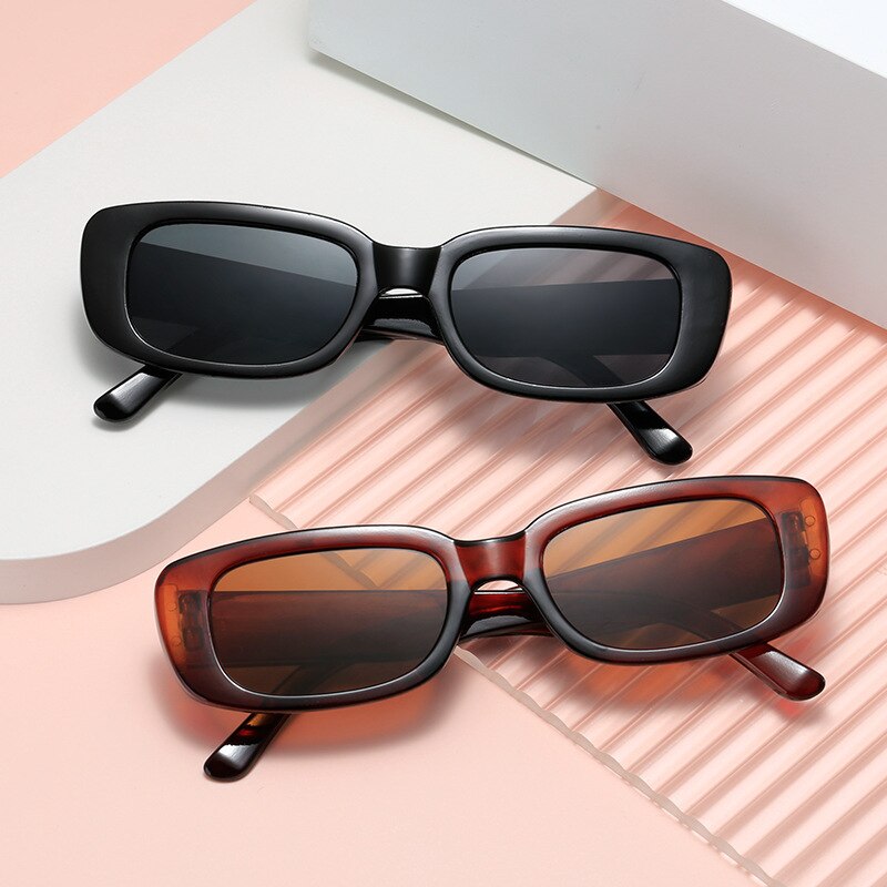 Small Frame Sunglasses UV400 Retro Trendy Glasses Women Men Travel Hiking Riding Eyewear Leopard Sun Glasses