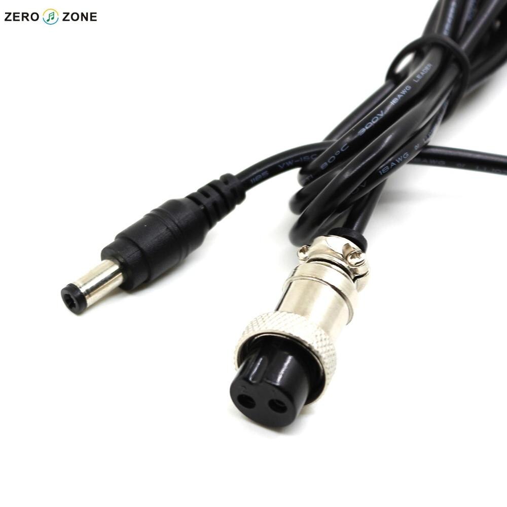 1.2M GX16-2 Pin Naar 5.5*2.5Mm (Or5.5 * 2.1Mm) dc Lineaire Voeding Air Output Kabel