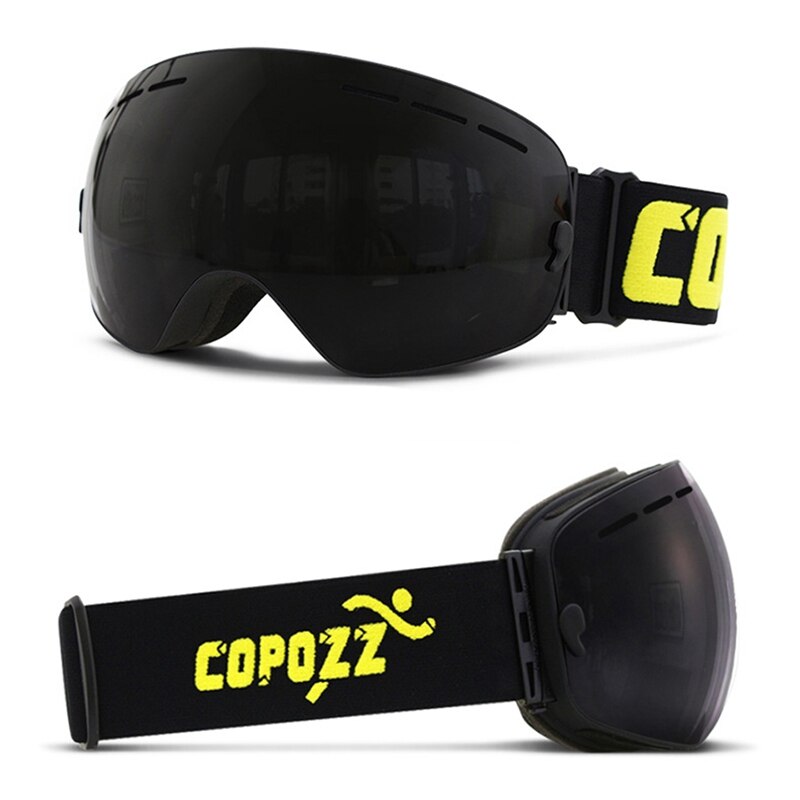COPOZZ gogle narciarskie podwójna warstwa duże narciarskie maski okulary robić jazdy na nartach śnieg mężczyźni kobiety gogle snowboardowe sprzęt narciarski