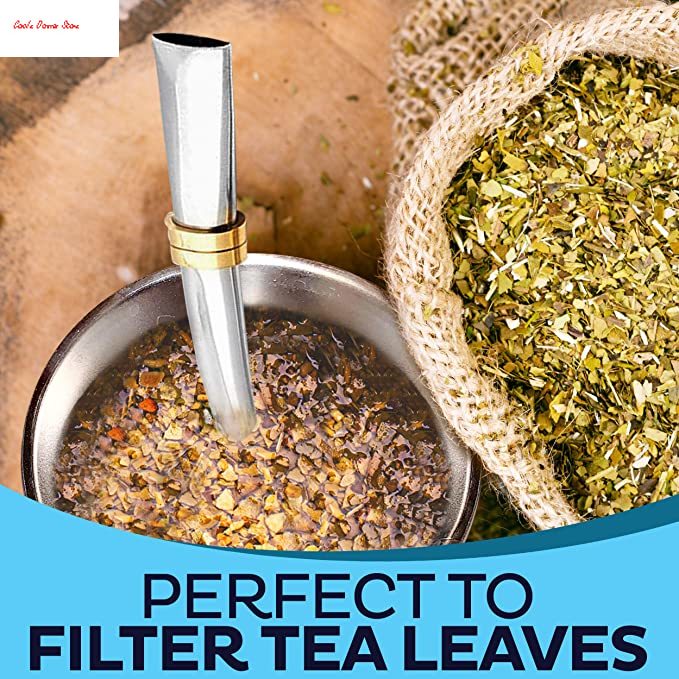 Yerba mate bombilla sugerør sæt  of 2 med rensebørste | genanvendelige sugerør i rustfrit stål | bombilla sæt til makker græskar/kop