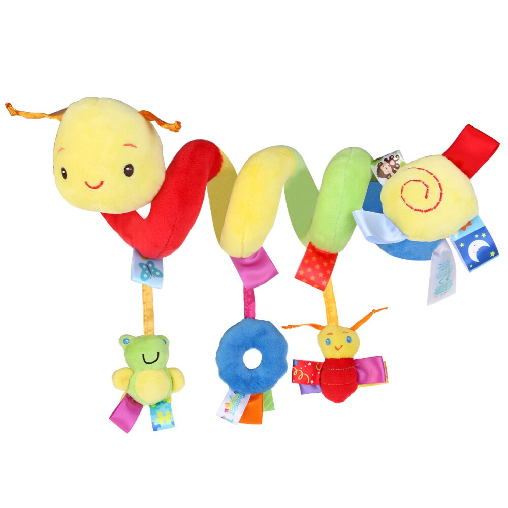 1pc Baby Spielzeug Nette Kinderwagen Krippe Babybett Spielzeug Multifunktionale Kinderwagen Hängen Rasseln Spirale Kinderwagen Auto Sitz Spielzeug Mit Klingeln glocke: Ursprünglich Titel