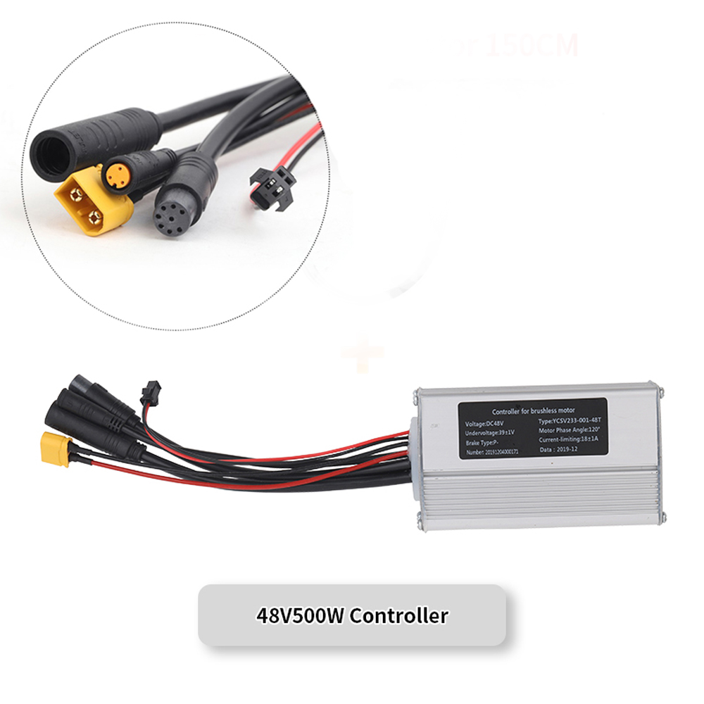 Electric Bicycle BF-UART Protocol Controller For Bafang Hub Motor 36V 48V 250W 350W 500W 750W Motor Display E-bike Accessories: light yellow