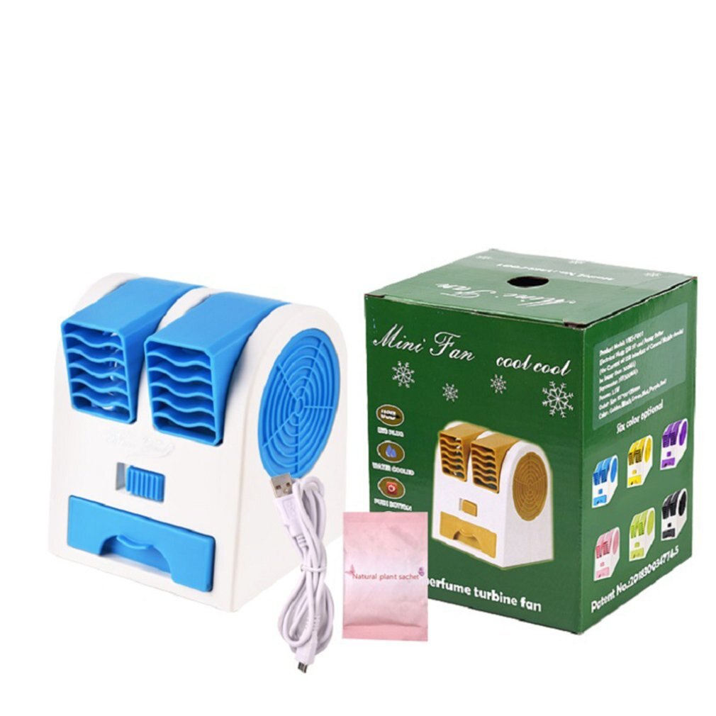 Mini Portable Air Conditioner Artic Air Cooler LED Timer USB Personal Space Cooler Fan Air Cooling Fan Device