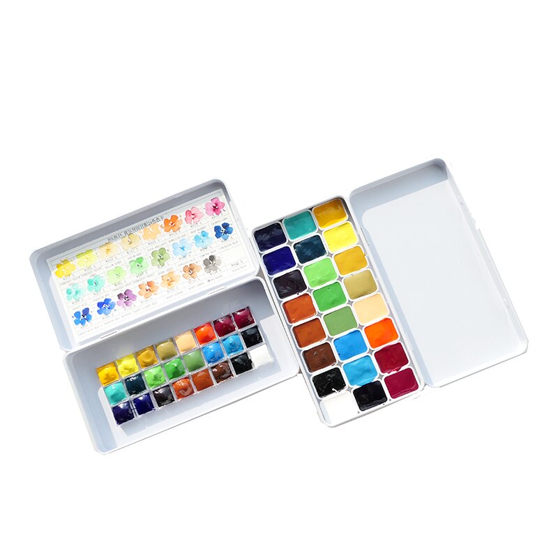 Japanse holbein master aquarel verf sub-pakket 24 kleur officiële kleur set kunstenaar transparante aquarel verf