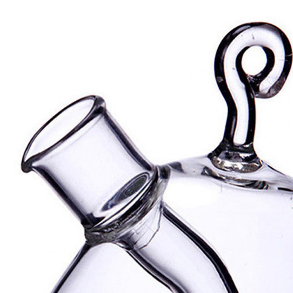 Tapón de aceite antigoteo, botellas de vinagrera de vidrio, doble vertedor, accesorios de cocina
