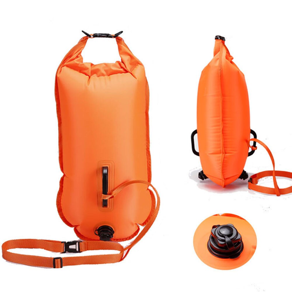 Oppustelig flydeopbevaringstaske livreddende tør vandtæt taske udendørs pvc drifting rafting svømning overlevelsestaske stor kapacitet taske