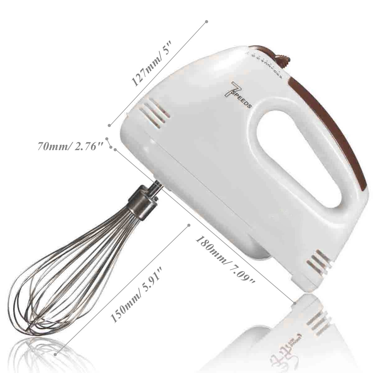 Batidora manual de masa de 7 velocidades de 220V batidora eléctrica batidora de cocina batidora de huevos batidora para hornear pasteles herramienta de cocina