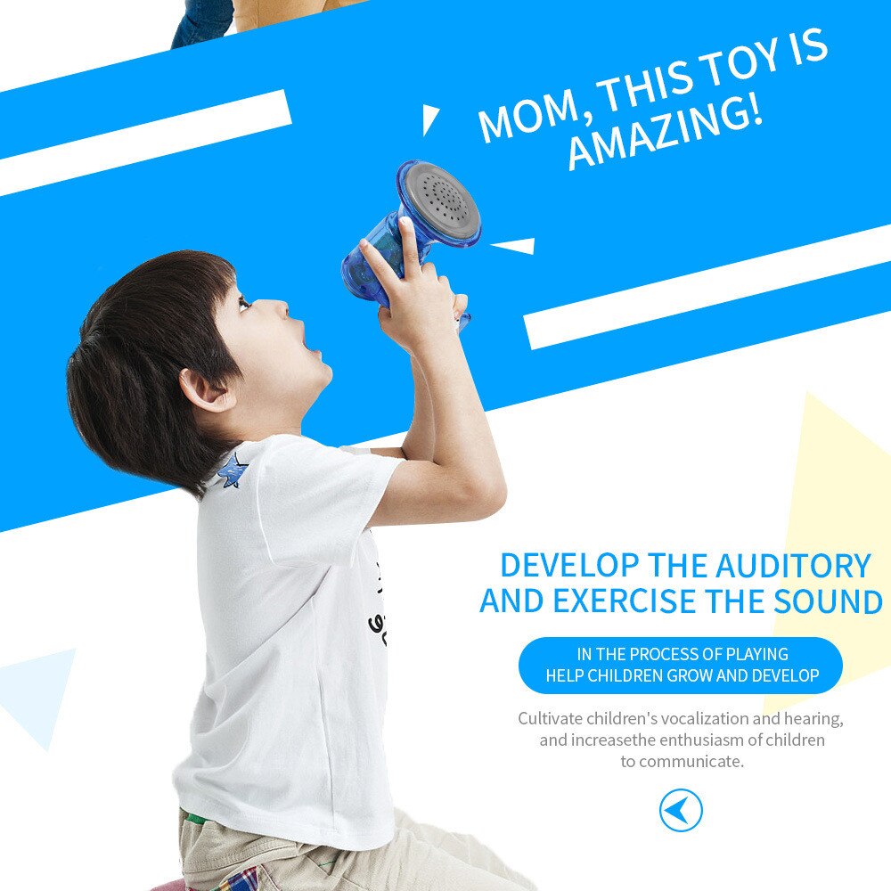 Grappige Multi Voice Changer Versterker 3 Verschillende Stemmen Fun Speelgoed Speaker Kids Educatief Kinderen Speelgoed Verjaardagscadeautjes