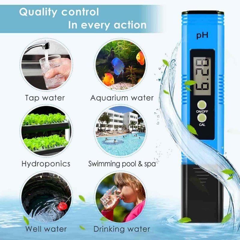 Digital PH Meter 0.01 PH High Precision Water Tester With 0-14 PH Measurement Range,PH Tester ,With ATC