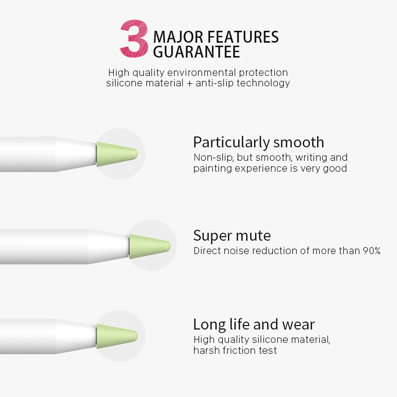 Kolorowa skóra 8 sztuk pióro stalówka ochronna pokrywa dla Apple Pencil 1 2 rysik do ekranu dotykowego dla Apple Pencil Silicone Tip Case