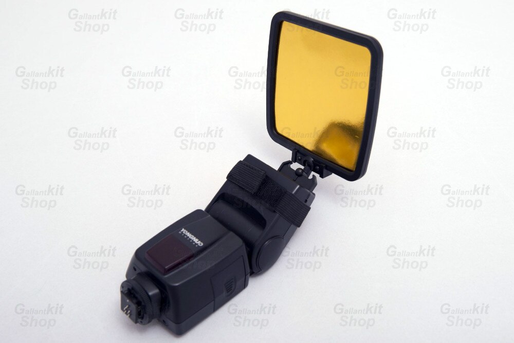 Opvouwbare Camera Flash Diffuser + Bounce Card + Zilver Goud Wit Foto Reflector voor Kan & n Nik & n S & ny & lympus + Tracking