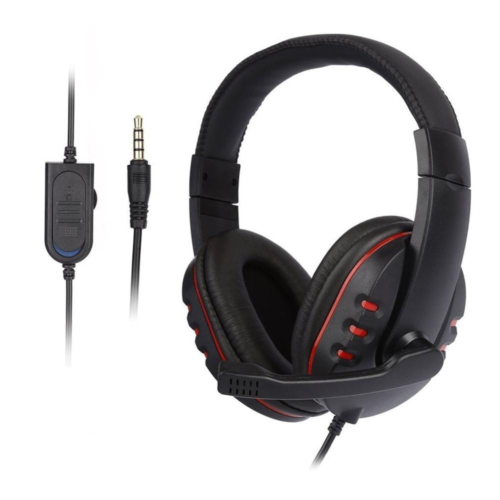 Universal Laptop PC Computer Headphone Stereo Music Gaming Headband Headset With Microphone Mic Earphone 3.5mm Jack Wired