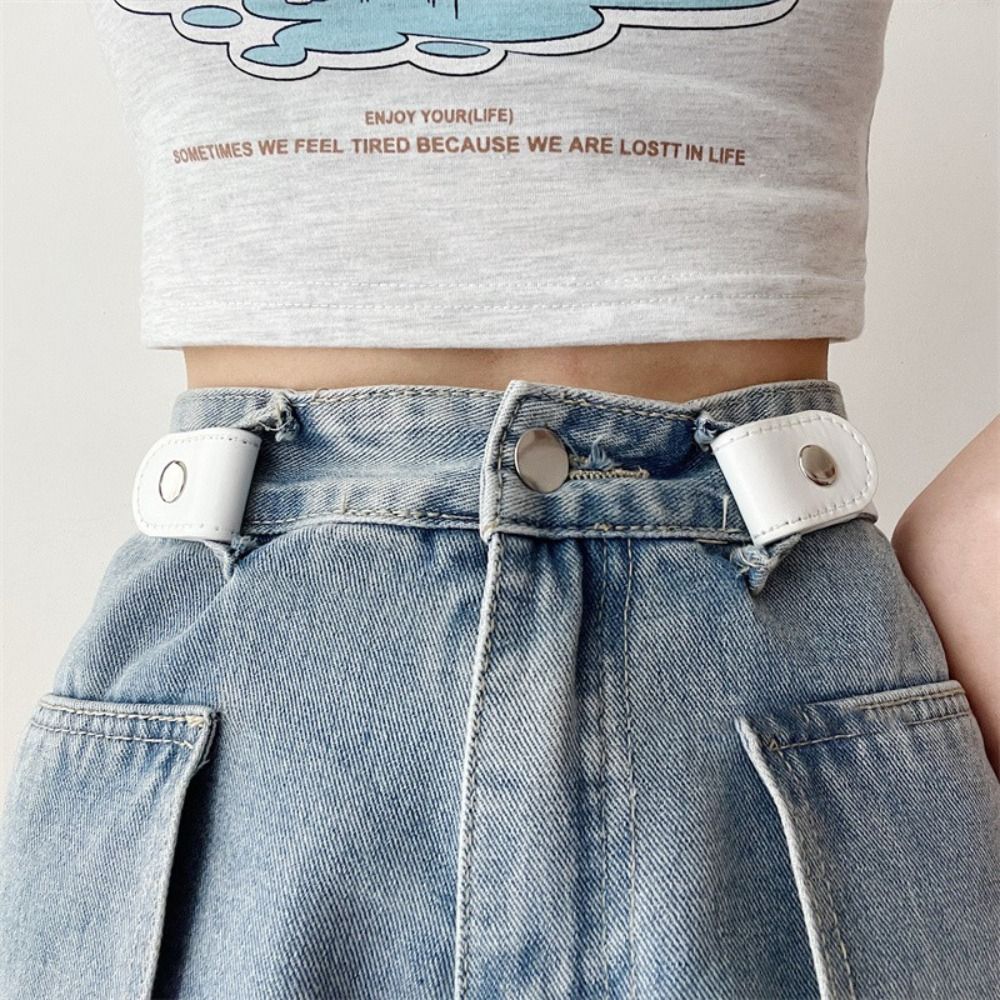 Bez klamry Niewidoczny pasek bez klamry Elastyczny pasek Bezśladowy pasek bez klamry podstęp Czarny elastyczny damski