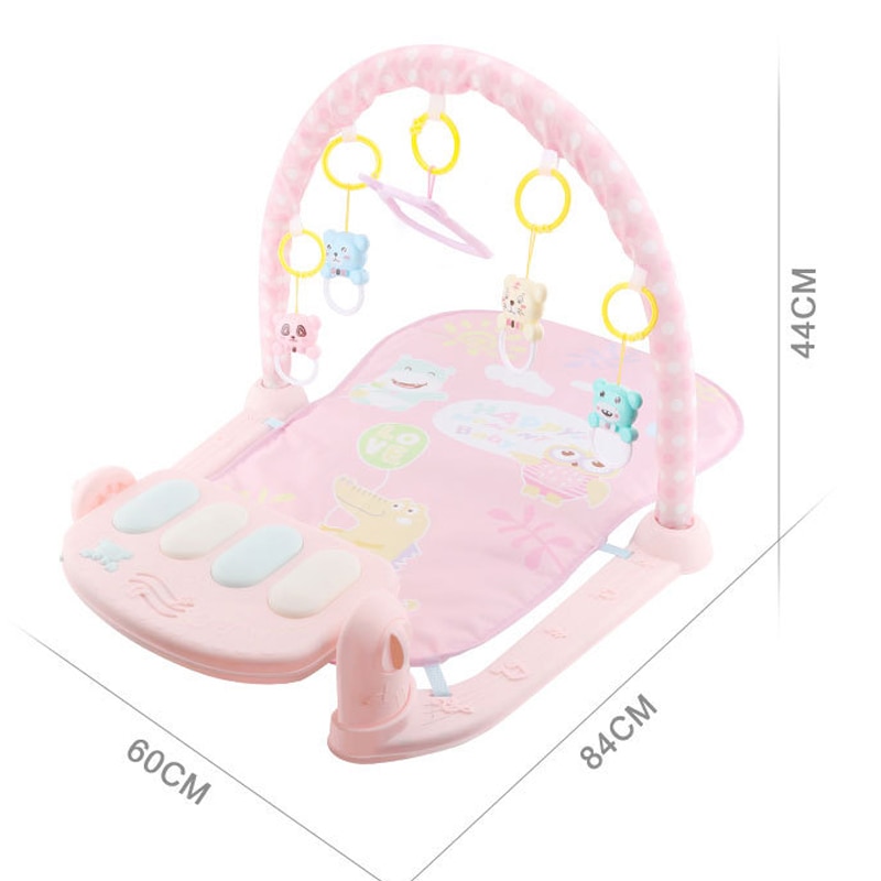 Baby Gym Tapis Puzzles Mat Educational Rack Toys Baby Music Play Mat With Piano Keyboard Infant Fitness Carpet For Kids