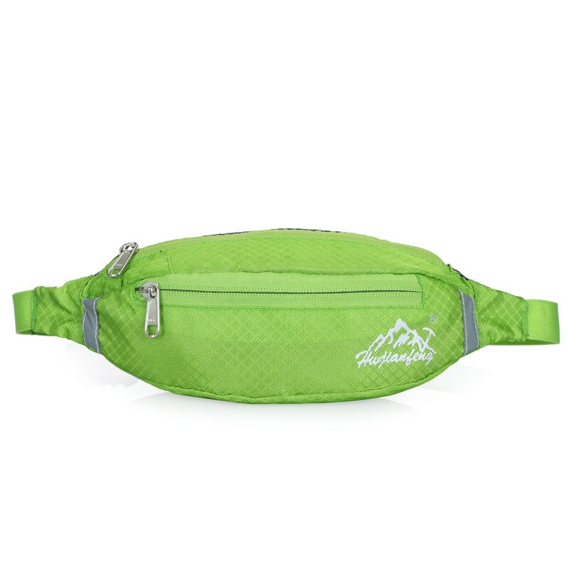 Vanntett nylon Midjeveske - Løping, Reise, Mobiltelefon - 24cm: Grønn