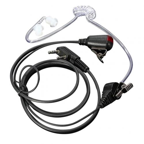 2 Pin Akoestische Buis Talkie Walkie Mic Oortelefoon Headset Voor Kenwood TK-3118/2118: Default Title