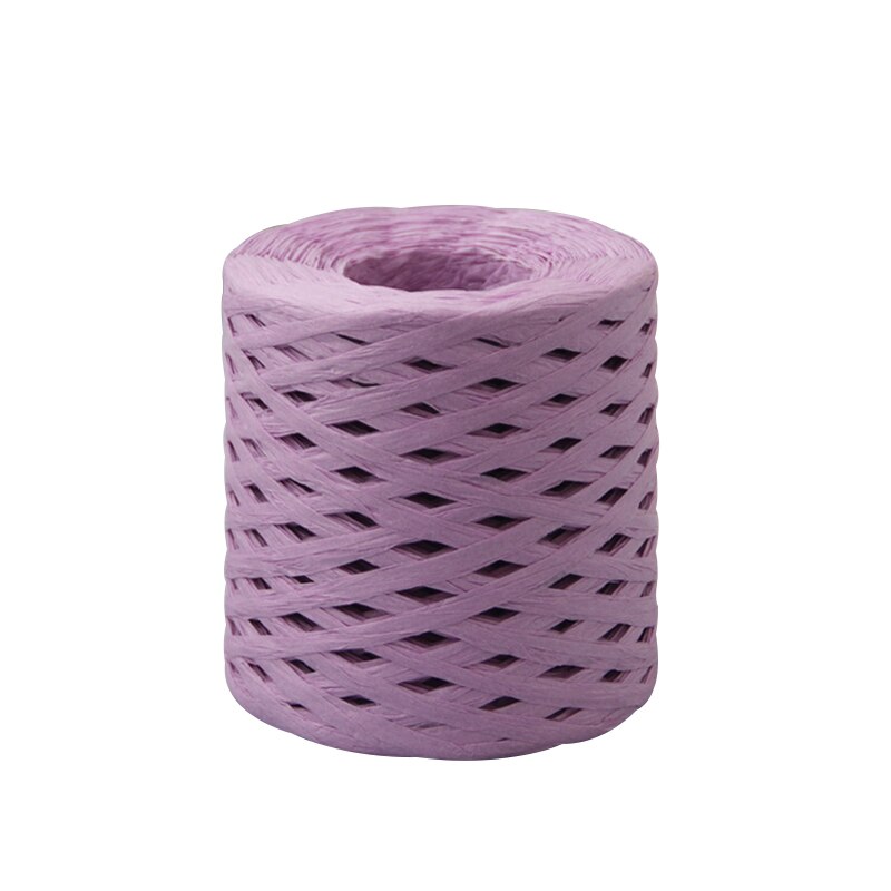 200m färgglada pappersrep raffia band dekoration sladd låda inslagning packning scrapbooking hantverk bröllop födelsedag julfest: 8