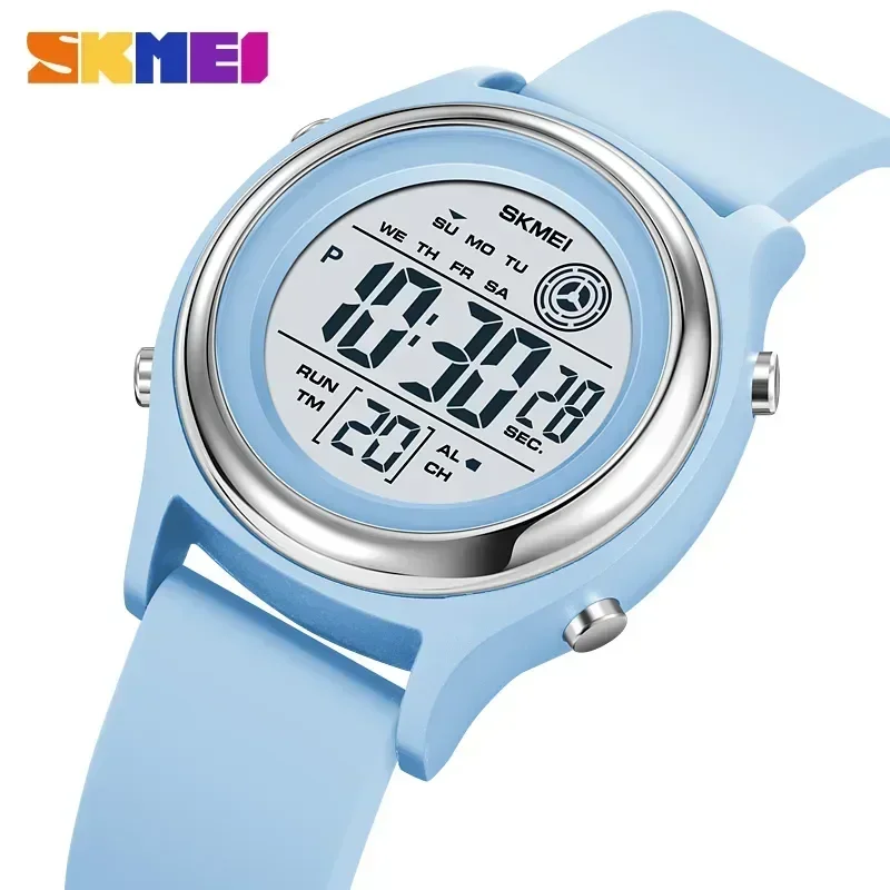Skmei luxe waterdichte schokbestendige sport countdown horloges dames digitale polshorloge voor vrouwen stopwatch lady girl relojes 2094