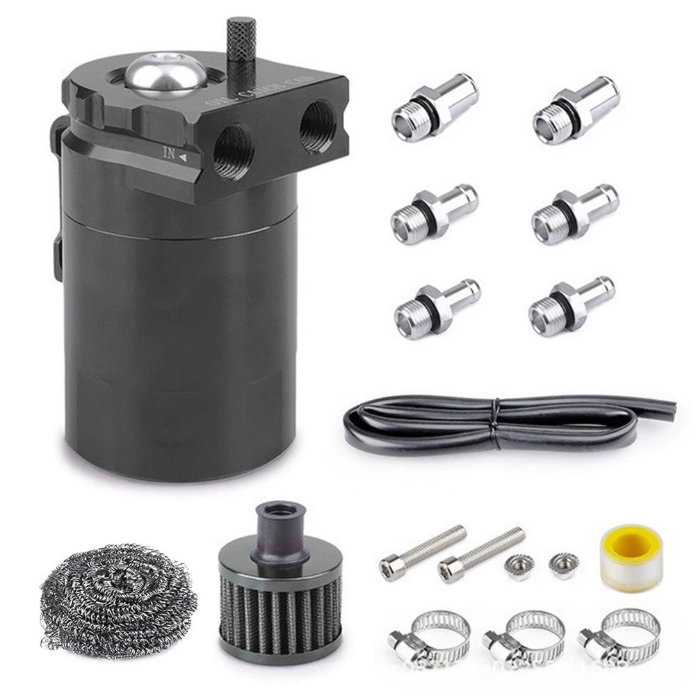 Kit de tanque de aceite con filtro de aire para coche, trampa de combustible, accesorios de piezas de automóviles