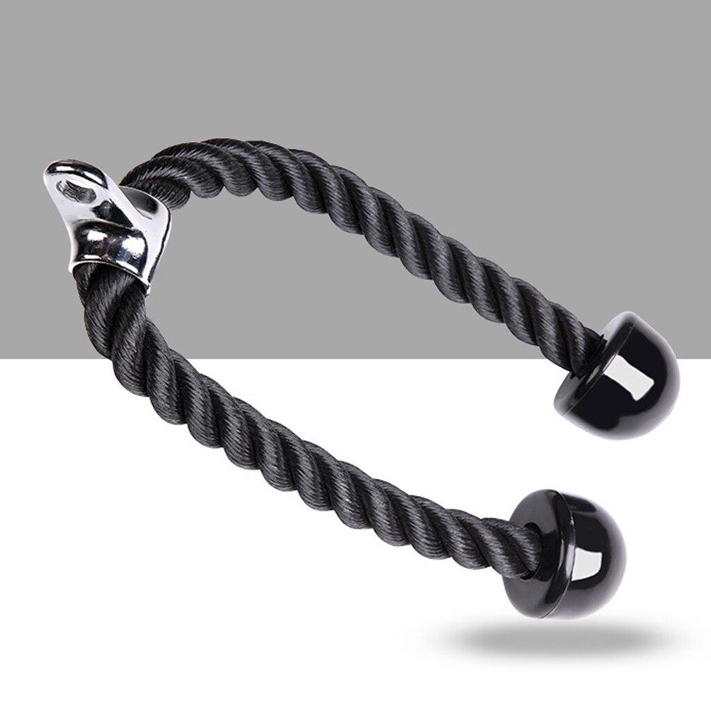 Tricep Rope Push Up Pull Down Press Cable Attachment Home Gym Exercise Tool