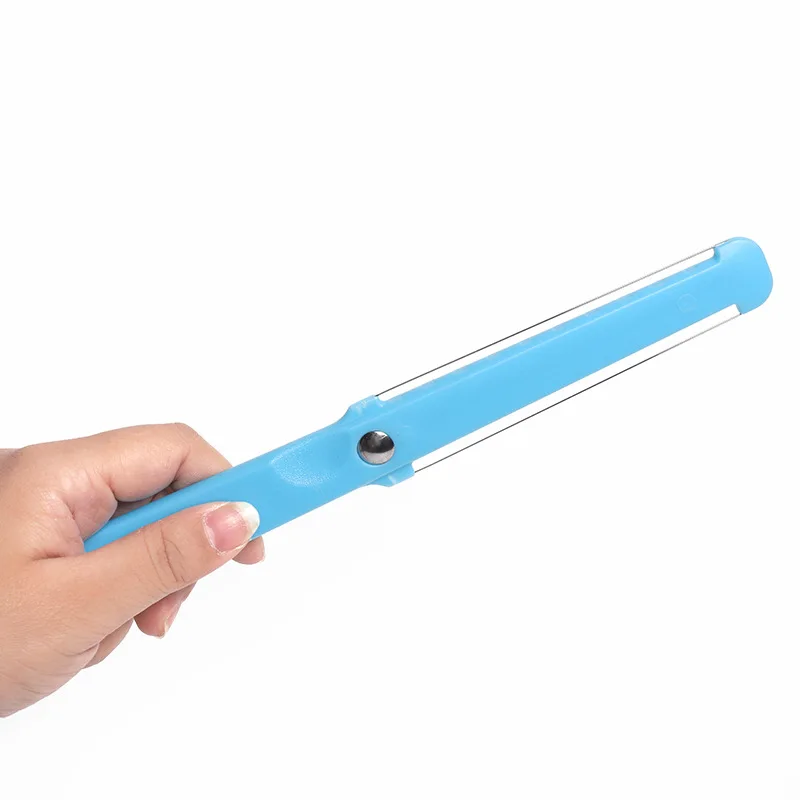 1Pcs Butter Cutter Cheese Slicer Cooking Tools Pizza Peeler Baking Accessories Wired Cheese Knife Kitchen Gadget: plum