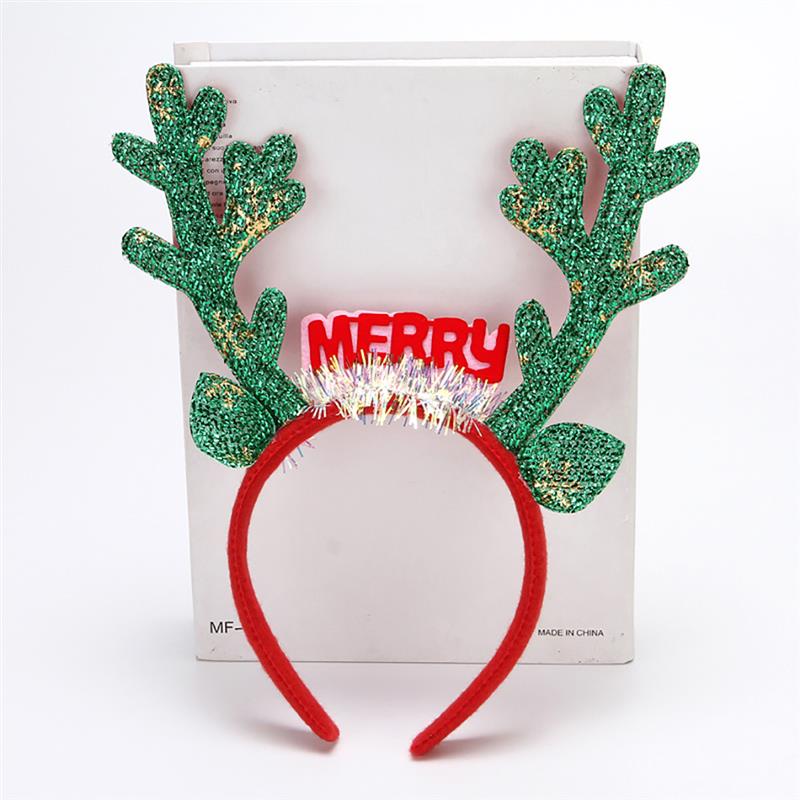 Bandeau de noël et mignon, 3 pièces/ensemble, décoration en bois, bandeau de Festival, cerceau pour cheveux, accessoires de cheveux, fournitures de fête