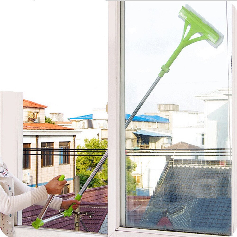 Telescopic Foldable Handle Cleaning Glass Sponge Mop Cleaner Window Extendable W807