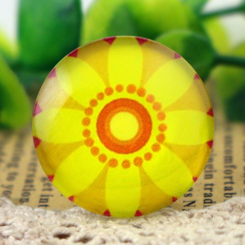5pcs/Lot 25mm Tree Handmade Photo Glass Cabochons: F6-45