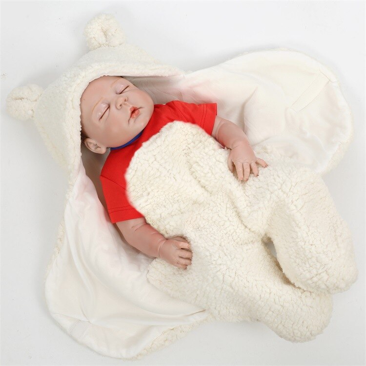 Baby Split Been Pluche Wandelwagen Slapen Ultra-Zachte Tas Winter Warm Jongens Meisjes Clothessleeping Winddicht Voor Baby Nursery Wrap